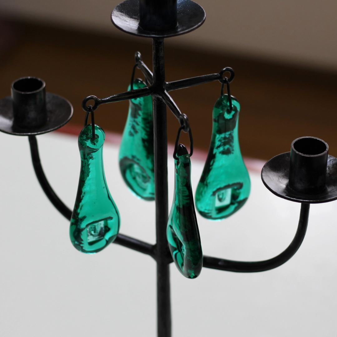 【超貴重】エリックホグラン　激レアカラー・完璧な刻印・初期型　キャンドルスタンド