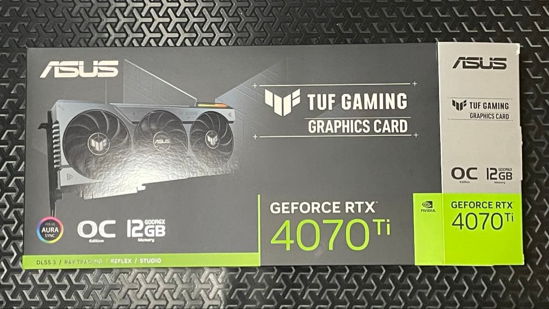 グラフィックボード・グラボ・ビデオカード ASUS TUF Gaming GeForce RTX 4070 Ti