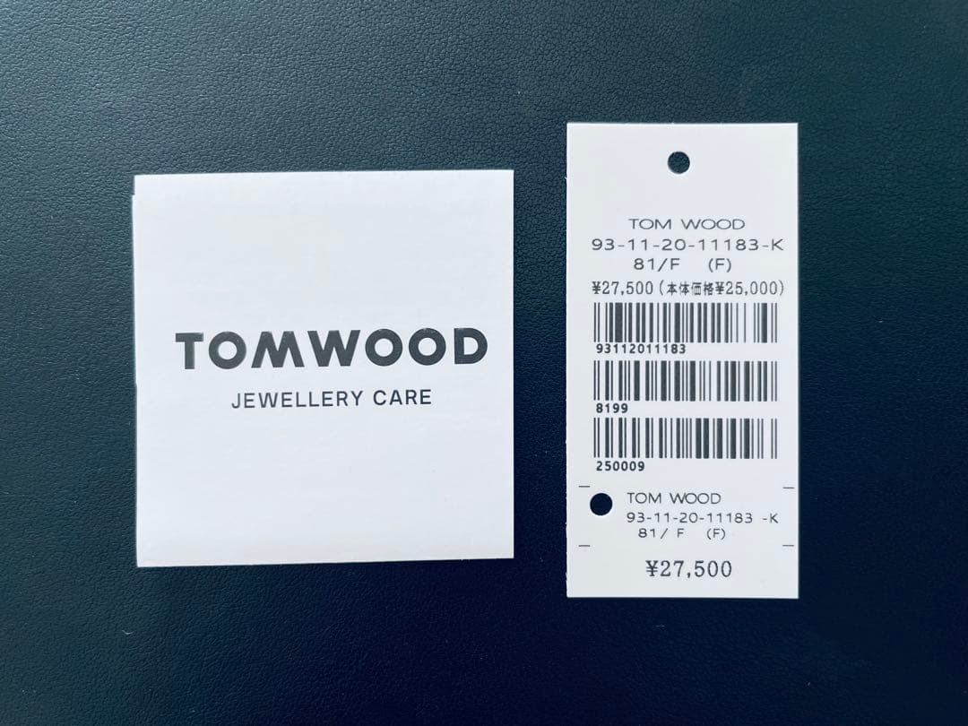 TOM WOOD シルバー フープピアス