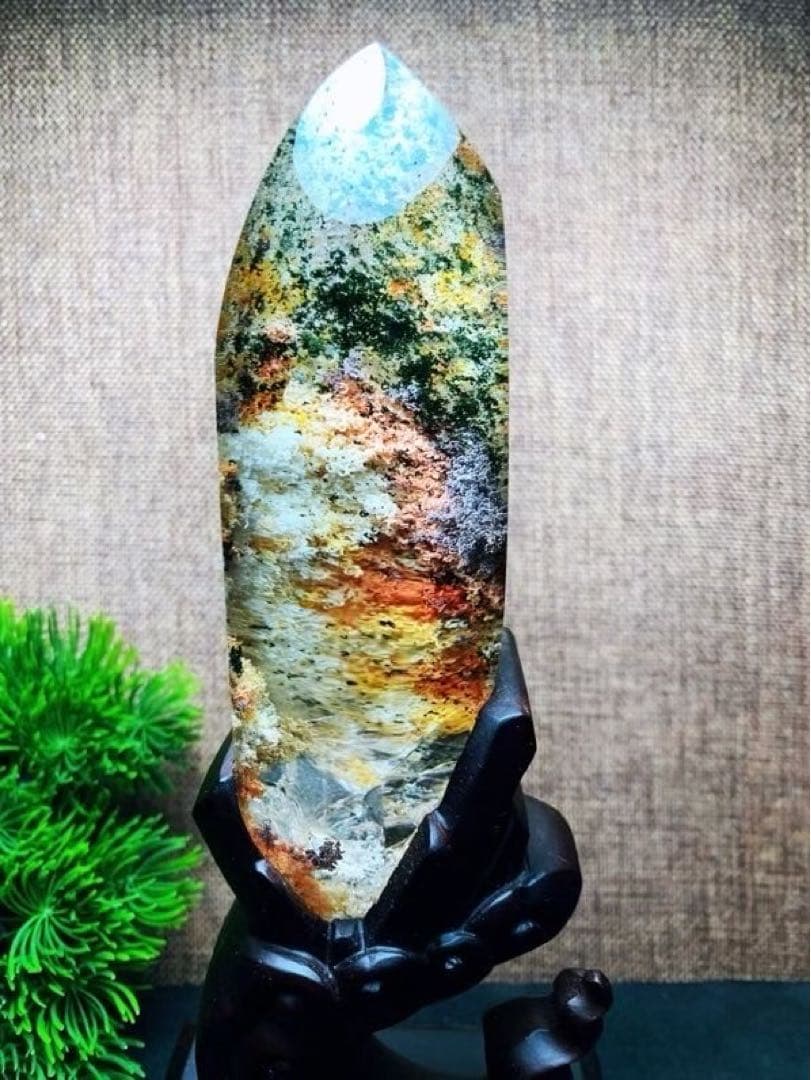 ⭐︎【極上品】天然 ガーデン クォーツ 置物 232g
