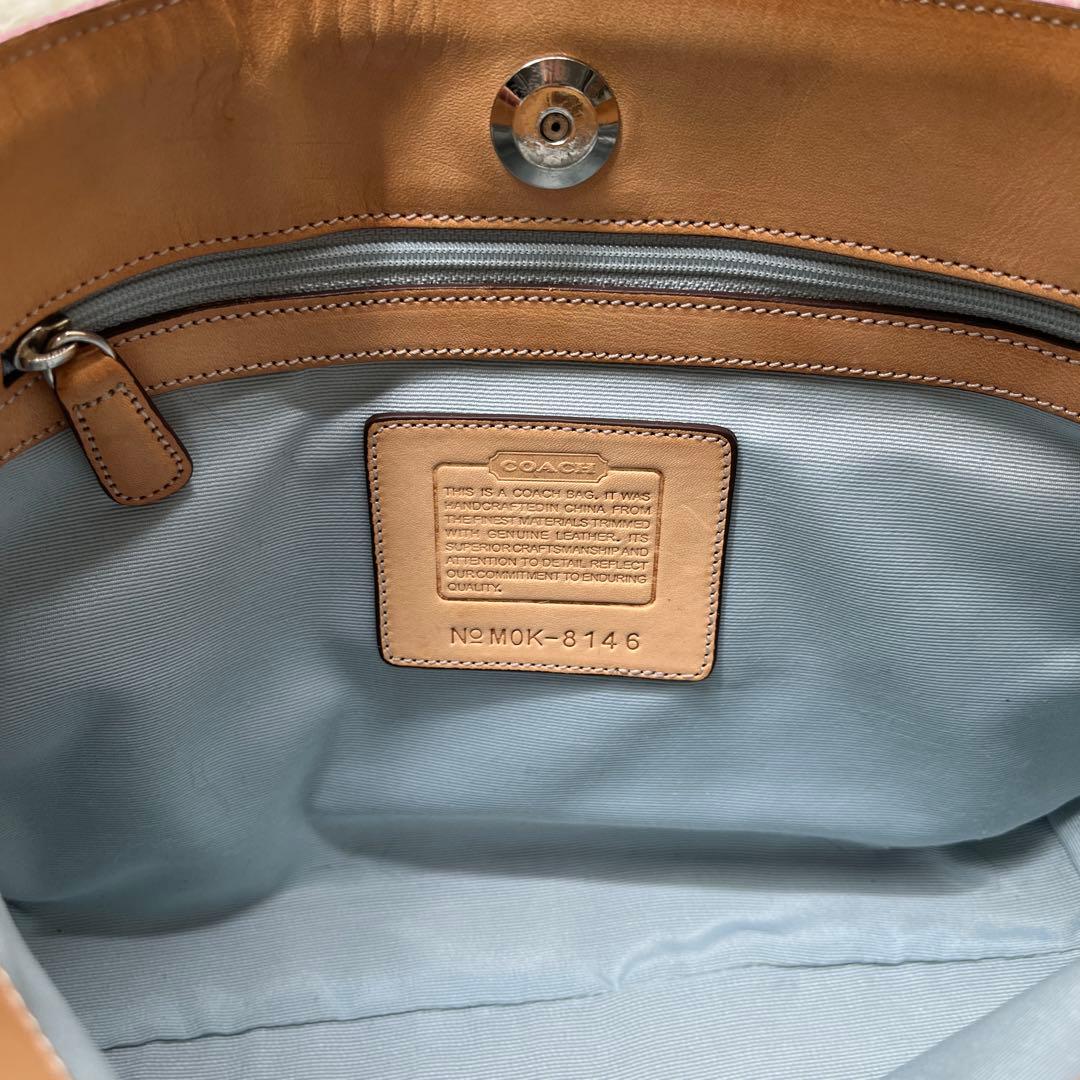 美品 COACH コーチ　ワンショルダーバッグ ハンドバッグ　8146 肩掛け