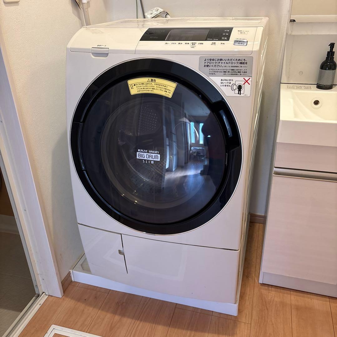 【特価】HITACHI ドラム式洗濯機 BD-T6000L 10/6kg