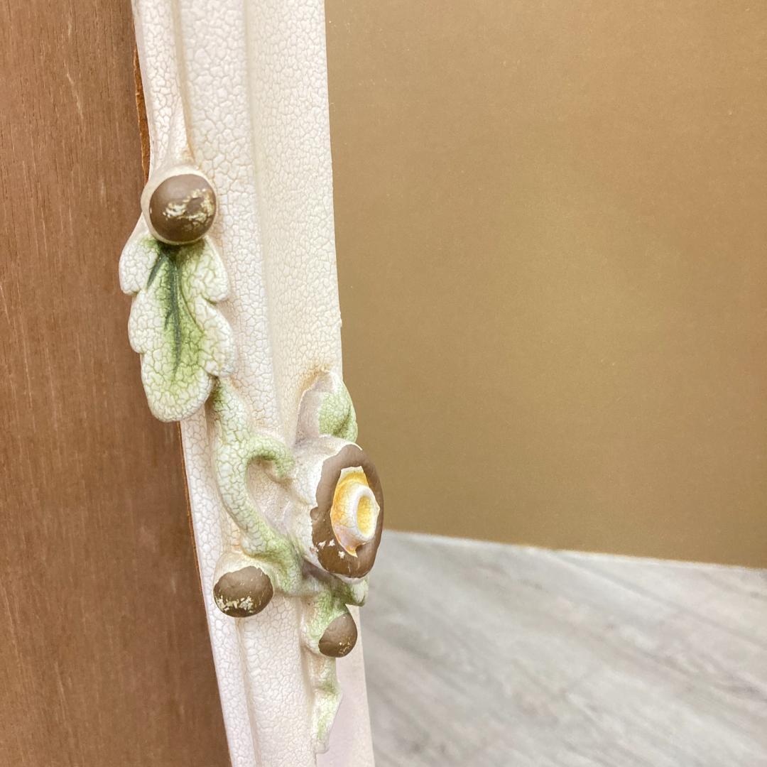 アンティーク調　ロココ調　ウォールミラー　壁掛け　鏡