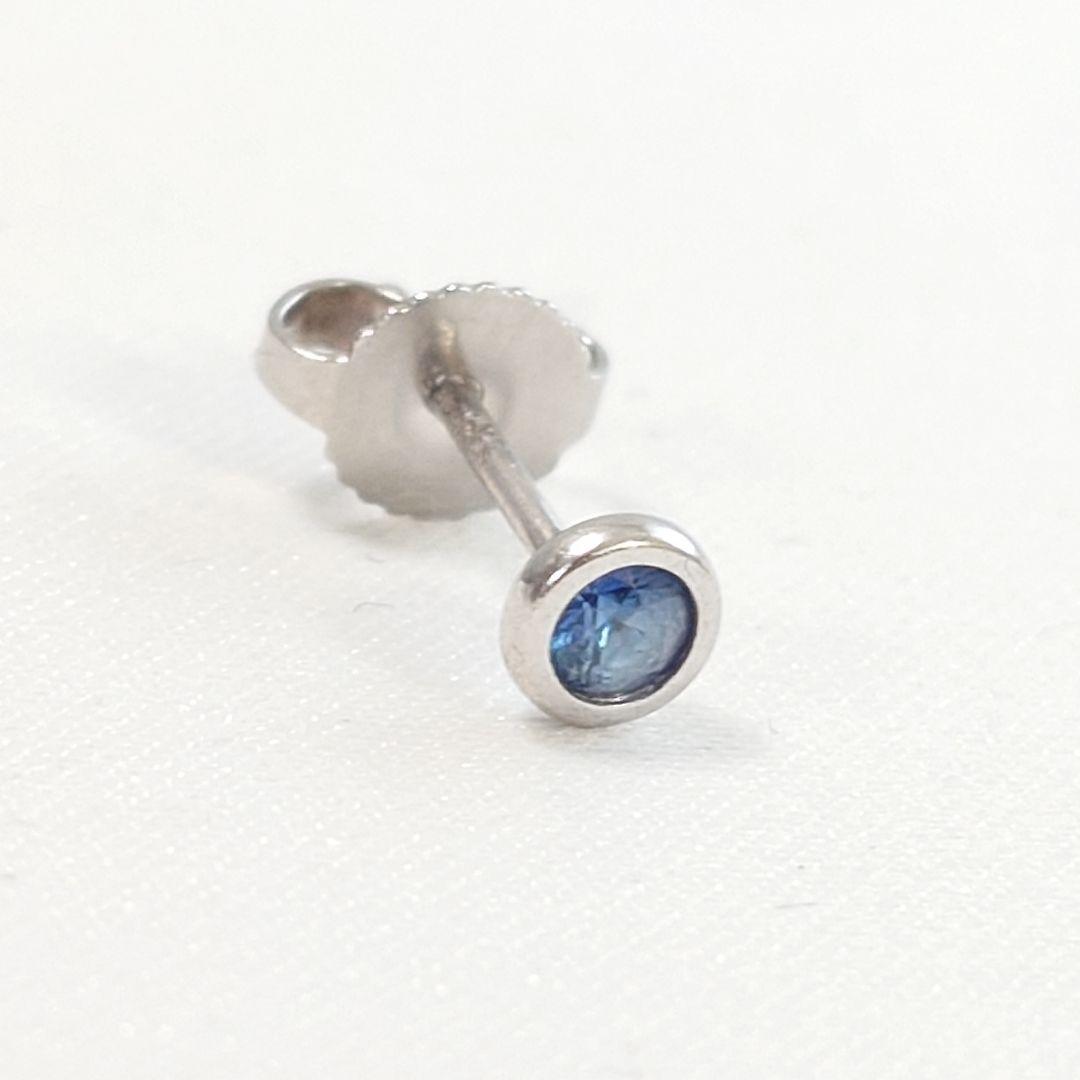 ティファニー Pt950 カラー バイ ザ ヤード ピアス 片耳用 7095