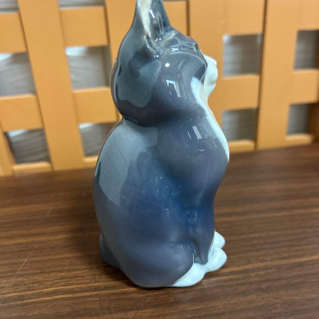   ロイヤルコペンハーゲン 猫 置物 インテリア