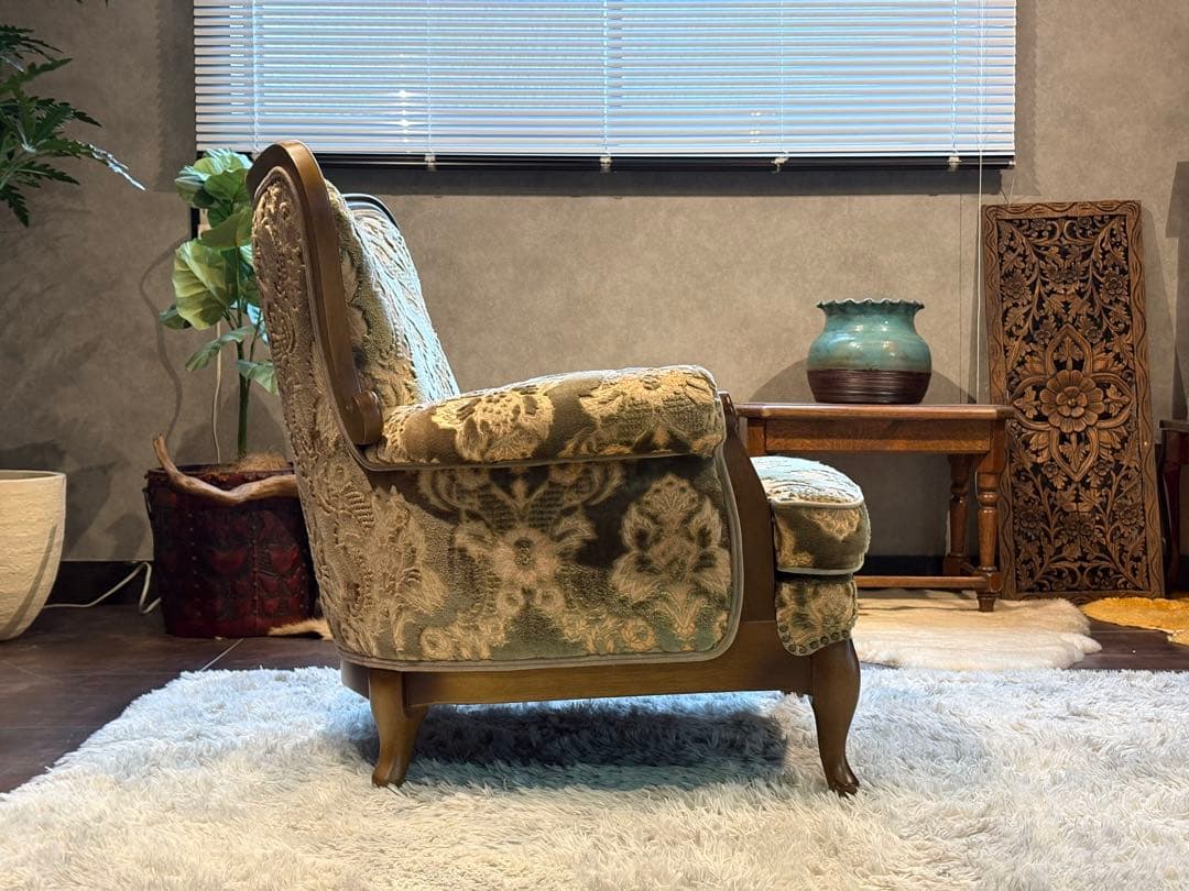 ① Wade様　マルニ木工 ビンテージソファ　1Pソファ　クラシック　SG