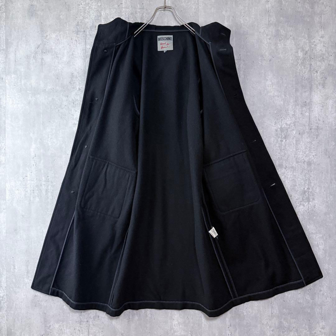 良品✨MOSCHINO モスキーノ ウール フーデットコート ヴィンテージ