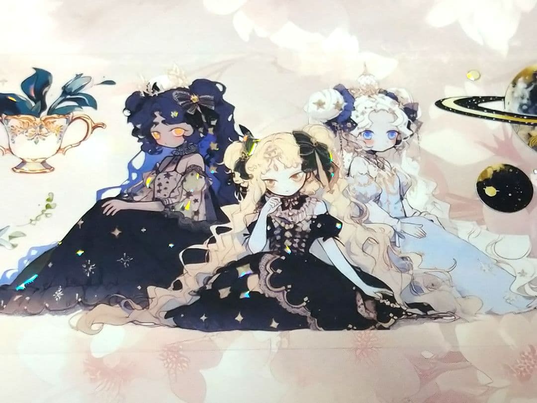 廃盤品✩J1059＃星篁月暮(贝壳光)涧月传说切り売り海外人物女の子AIマステ