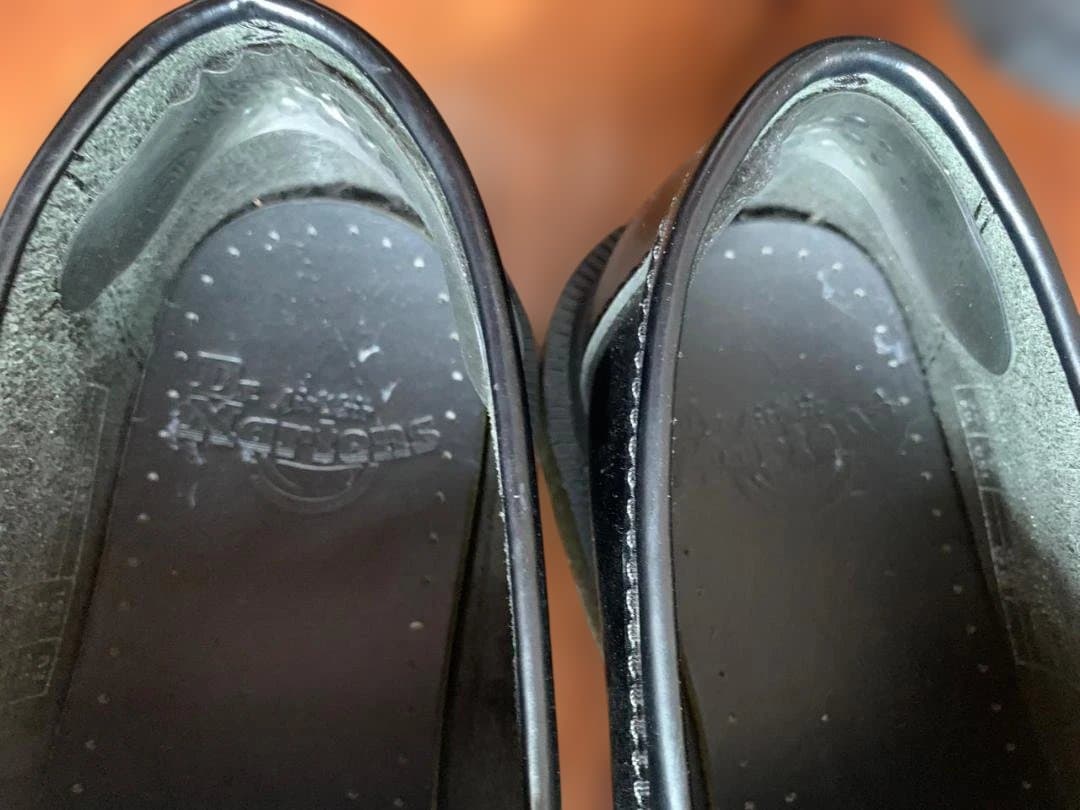 Dr. Martens Adrian タッセル付き黒ローファー25cm/６UK