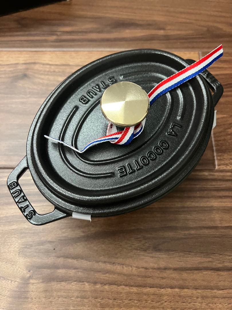 STAUB ココット オーバル　17cm ブラック