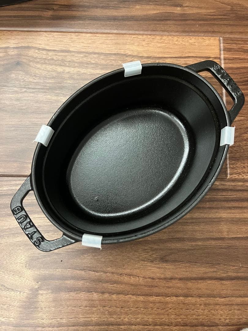 STAUB ココット オーバル　17cm ブラック