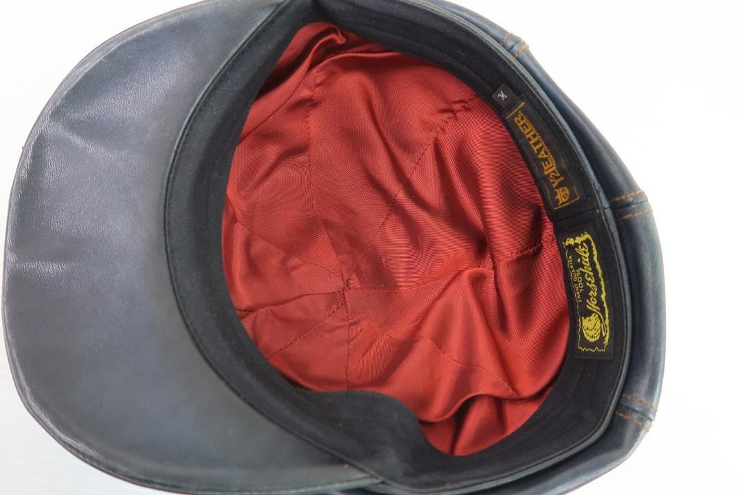 Y'2 LEATHER ワイツーレザー インディゴホースキャスケット【G】.