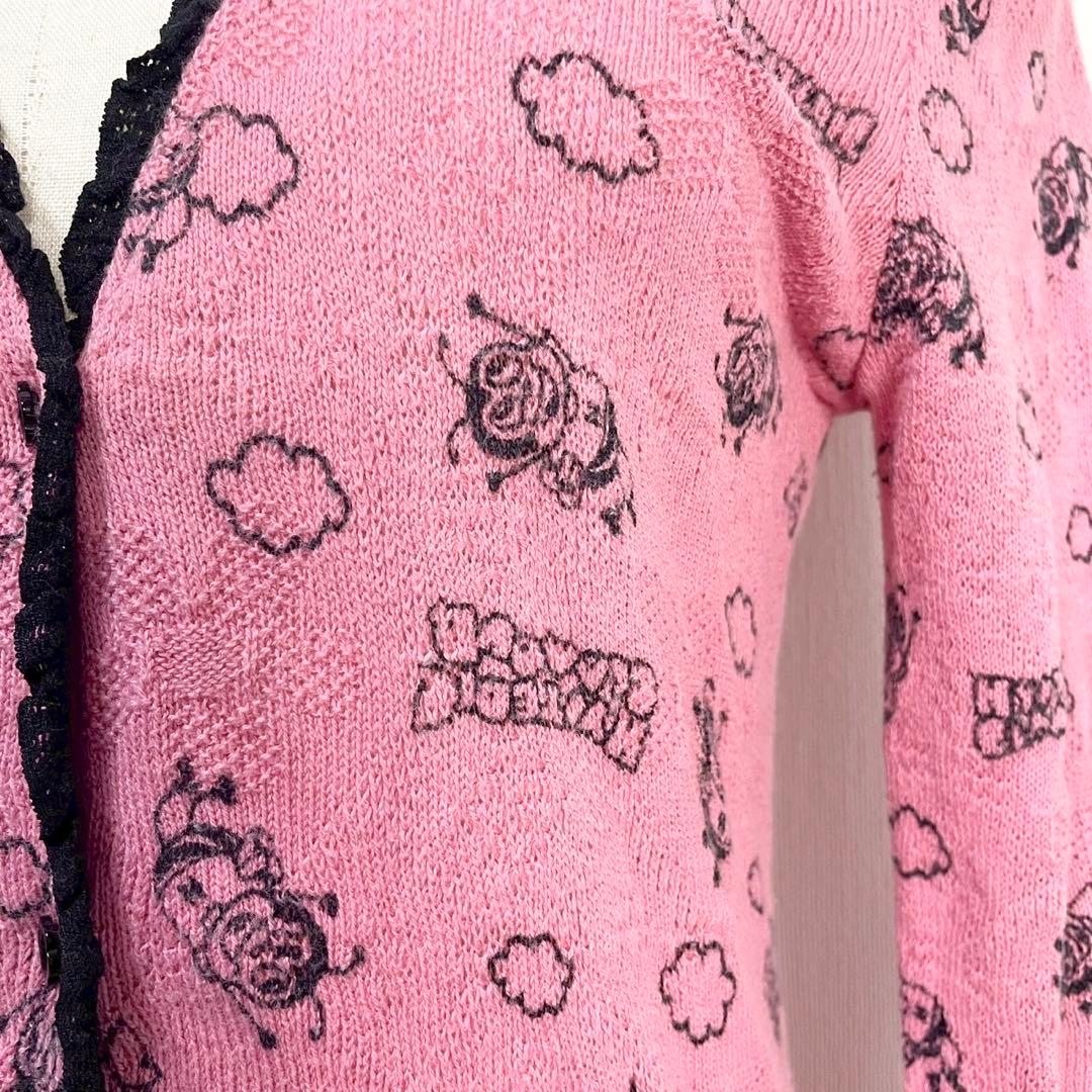 y2k❤️ 00s HYSTERIC GLAMOUR bee ロゴ カーディガン