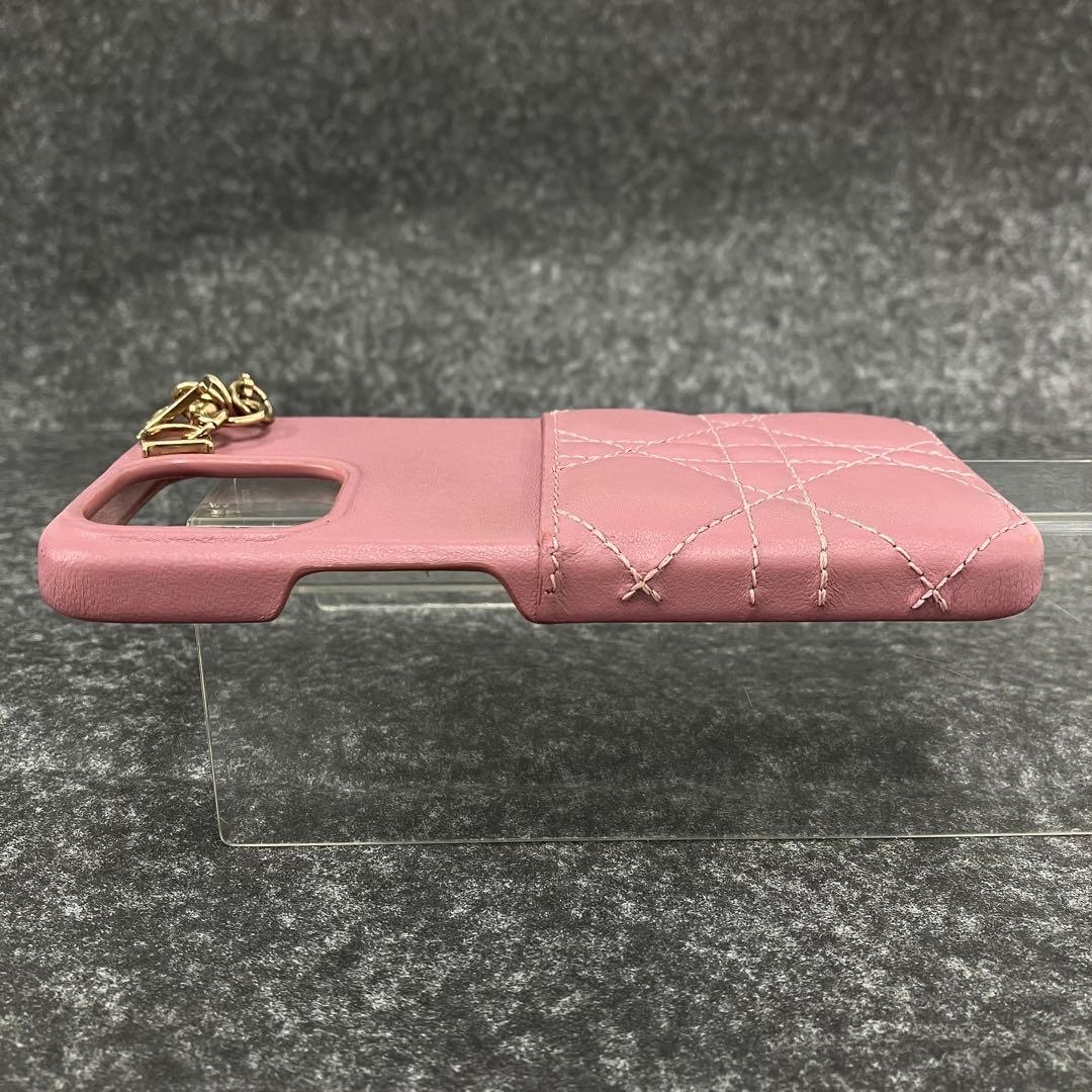 大人気☆クリスチャン ディオール☆iPhone13Proケース☆レザー☆ピンク！