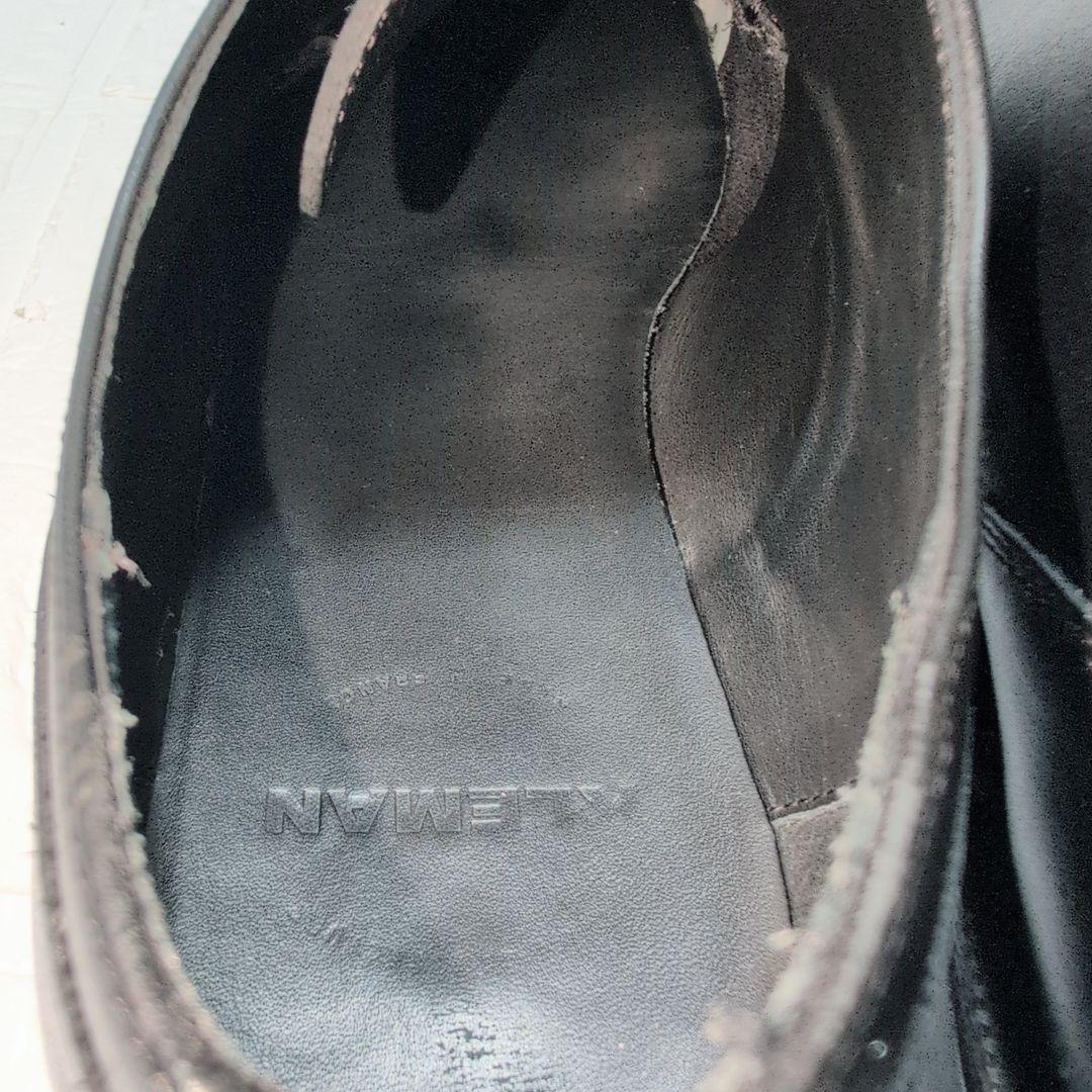 【pk】クレマン フローダ Uチップ レザー シューズ ブラック 26.5