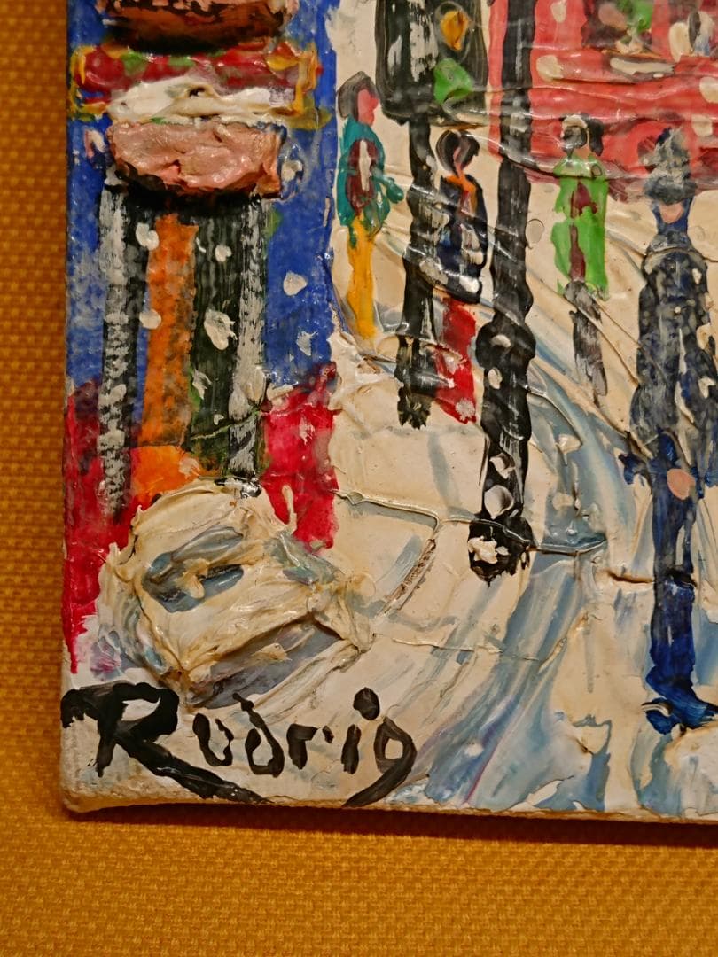 西洋美術　アート　油絵　立体　絵画　置物　インテリア　工芸品　美術品　A1473