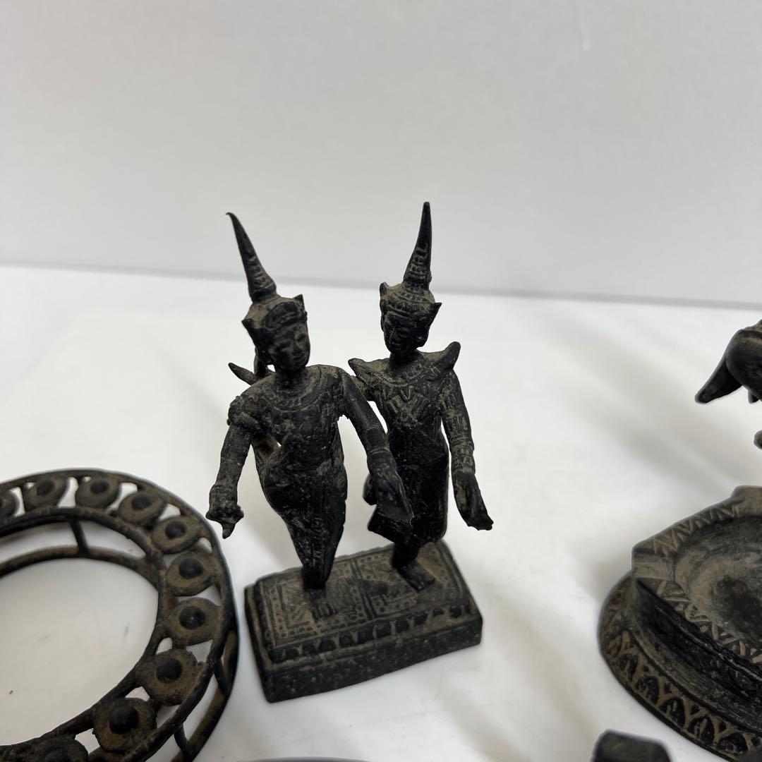 銅器　祭り人物いろいろ　3029g タカチ　東さ7-1223④