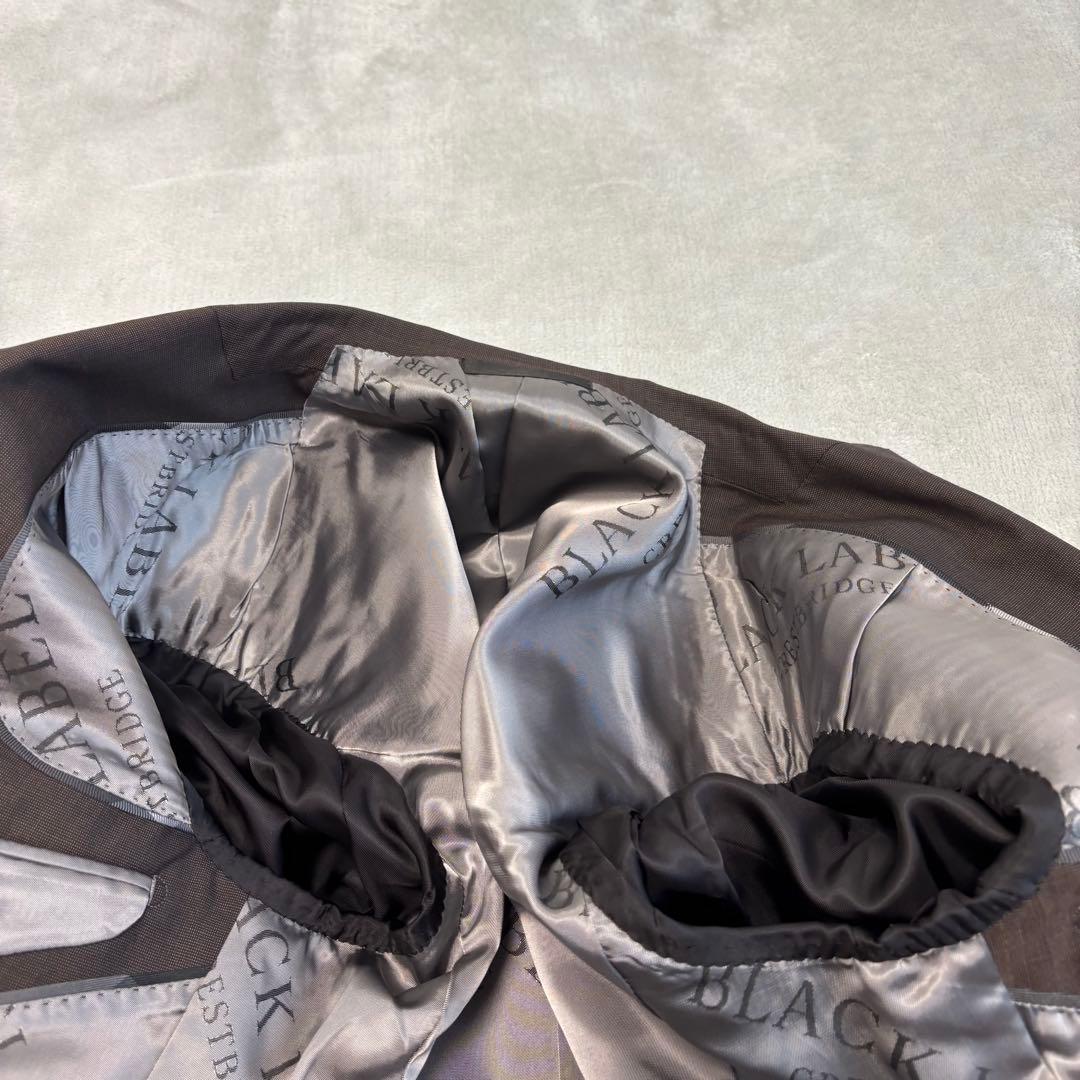 美品✨ブラックレーベルクレストブリッジ×カノニコ 3ピース セットアップ スーツ