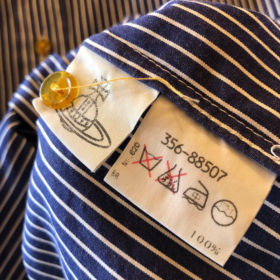 ビンテージ 90年代 ヴィヴィアンウエストウッド ストライプ シャツ ブラウス