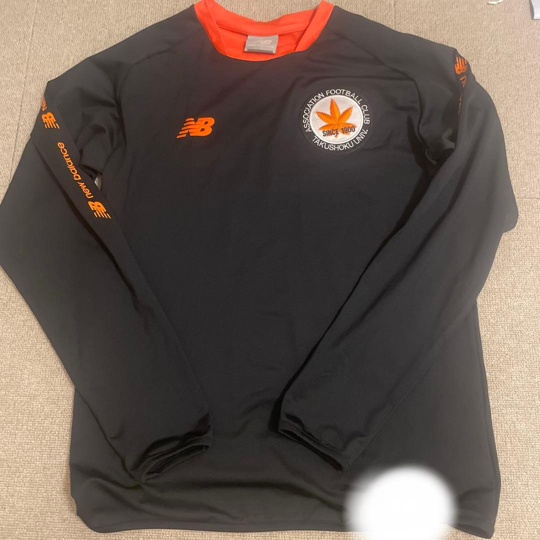 拓殖大学サッカー部　New Balance ブラックジャージ セット