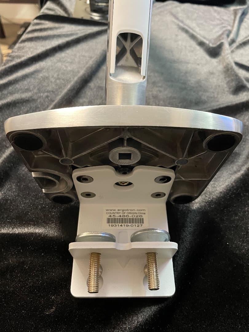 ergotron MXV モニターアーム スリム シルバー (ブラケット付）