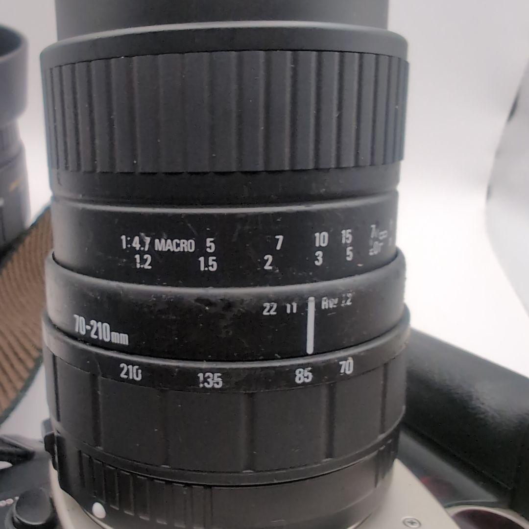 キャノン　EOS55 レンズ2本 フラッシュ付き