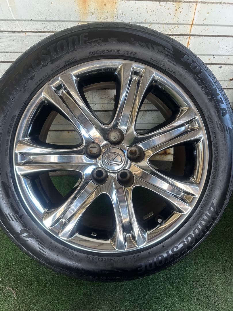 レクサス LS600h LS460 純正18インチホイールセット