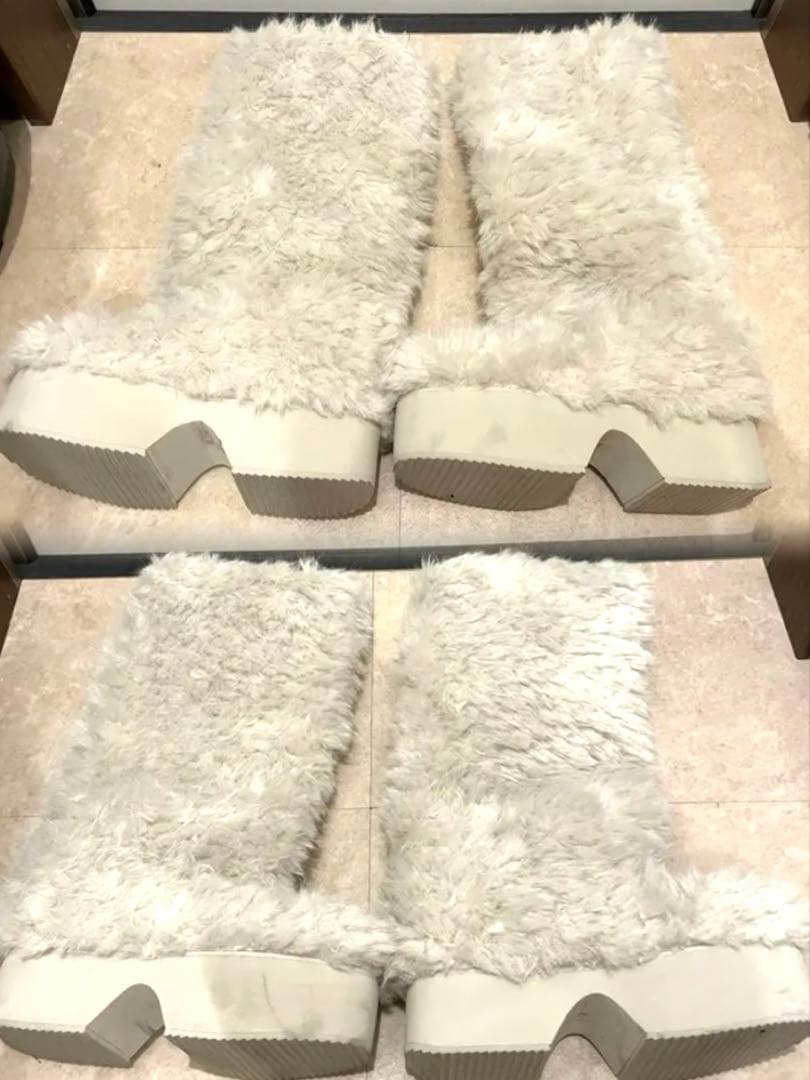 【完売品】Darichダーリッチ ミックスファーロングブーツ