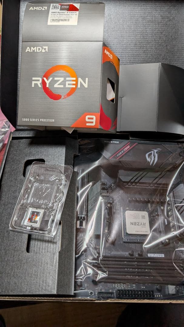 Ryzen 5900X+ROG STRIX B550-F +16GBセット