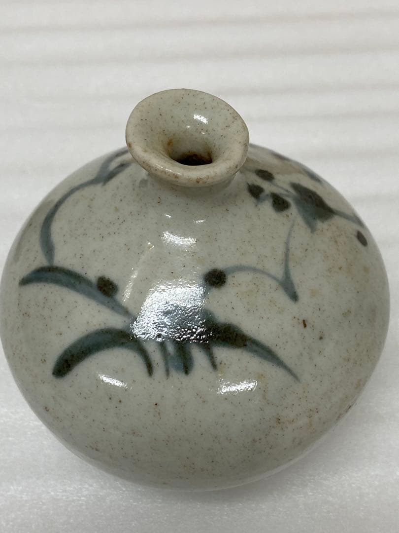 3-3251 骨董　琉球油壺・伊万里染付油壺