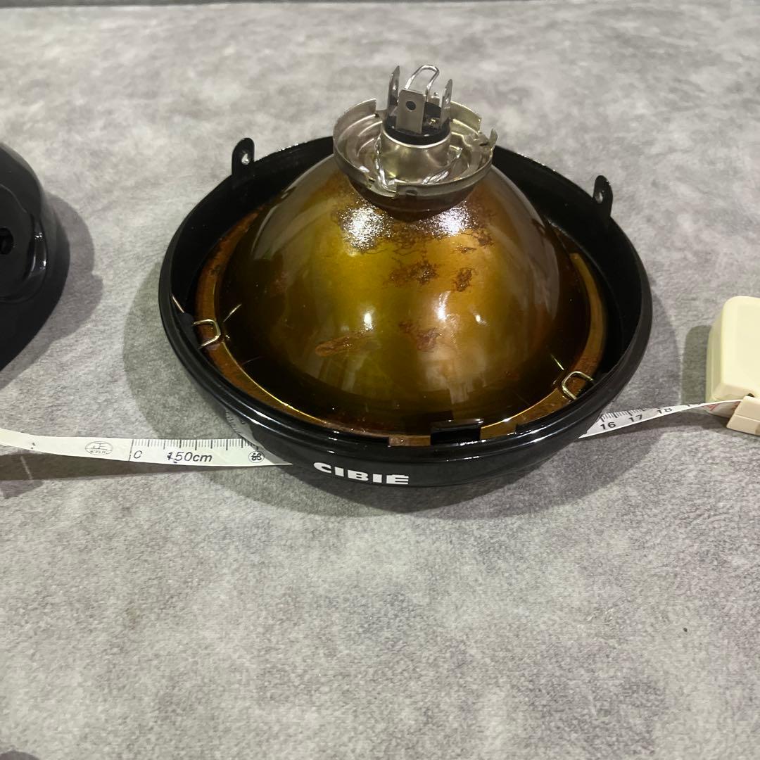 シビエ　ヘッドライト　凹み　当時物　160ぱい　マーシャル