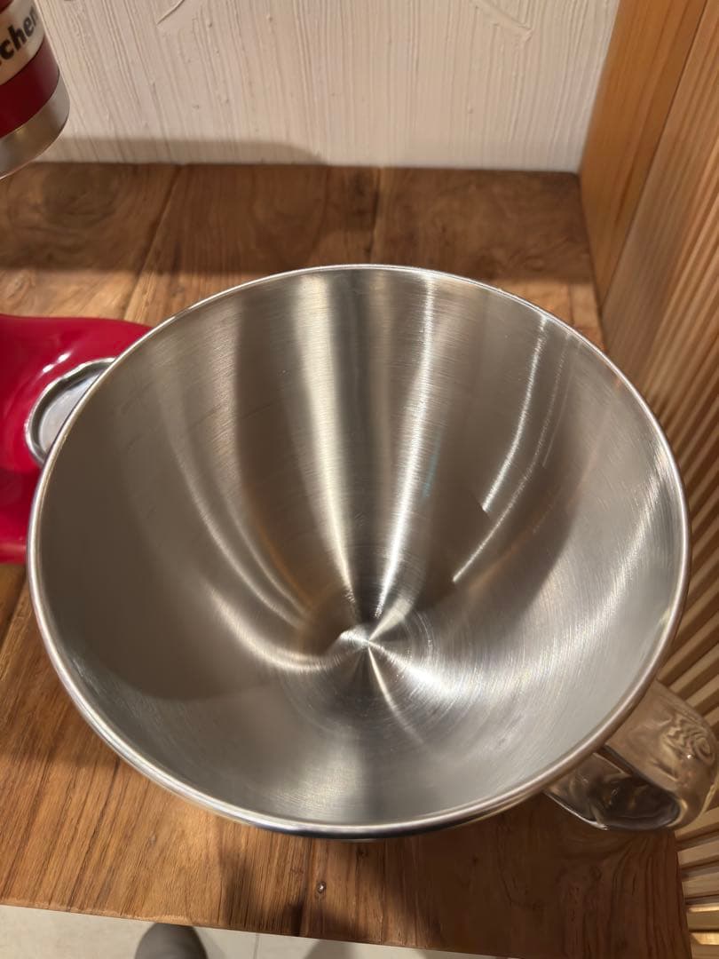 KitchenAid Artisan レッド ステンレスボウル付き4.8L