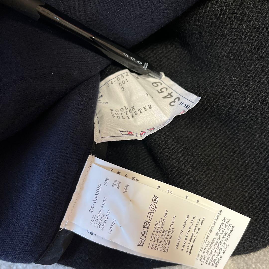 トップス sacai Knit Blouson