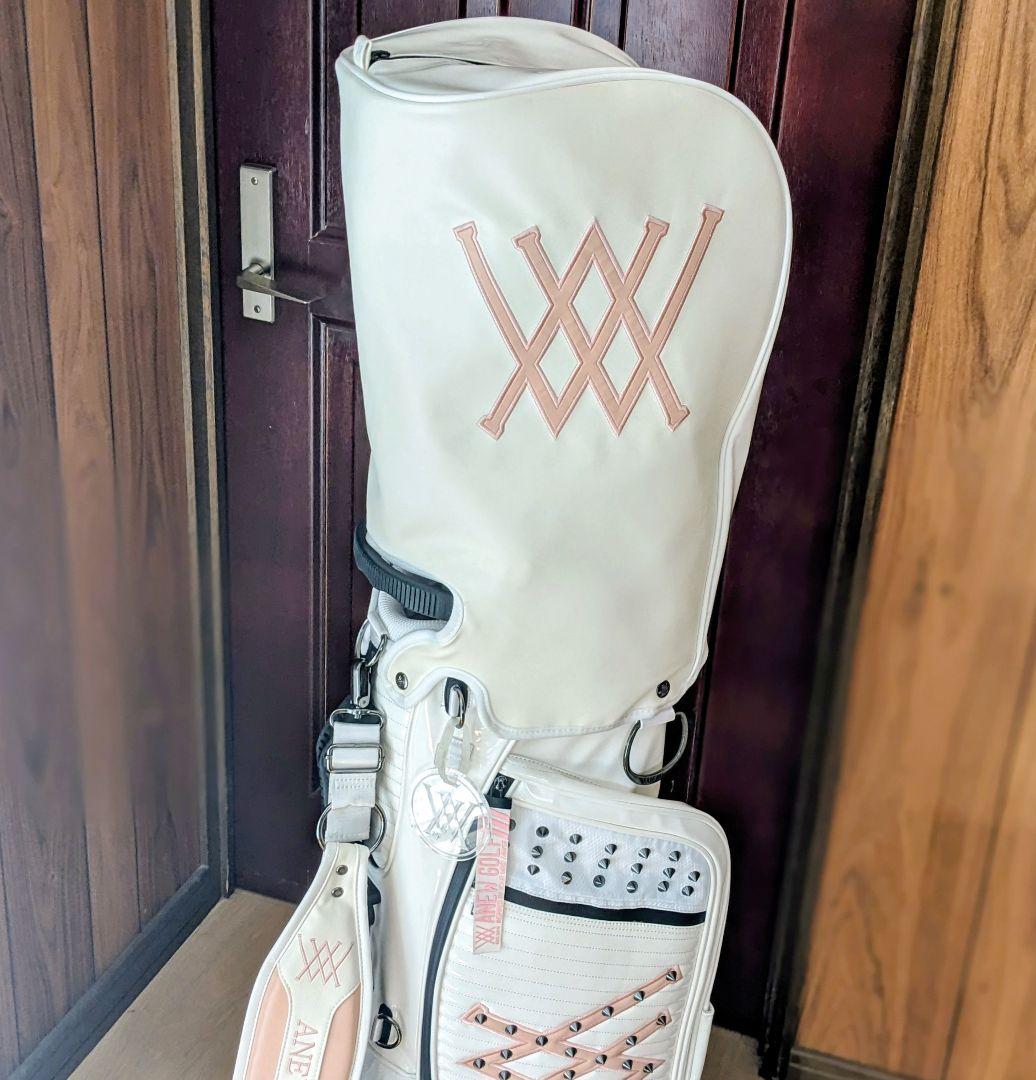 ANEW （美品）⭐️ スタンドキャディバッグ　透明カバー、ベルト未使用