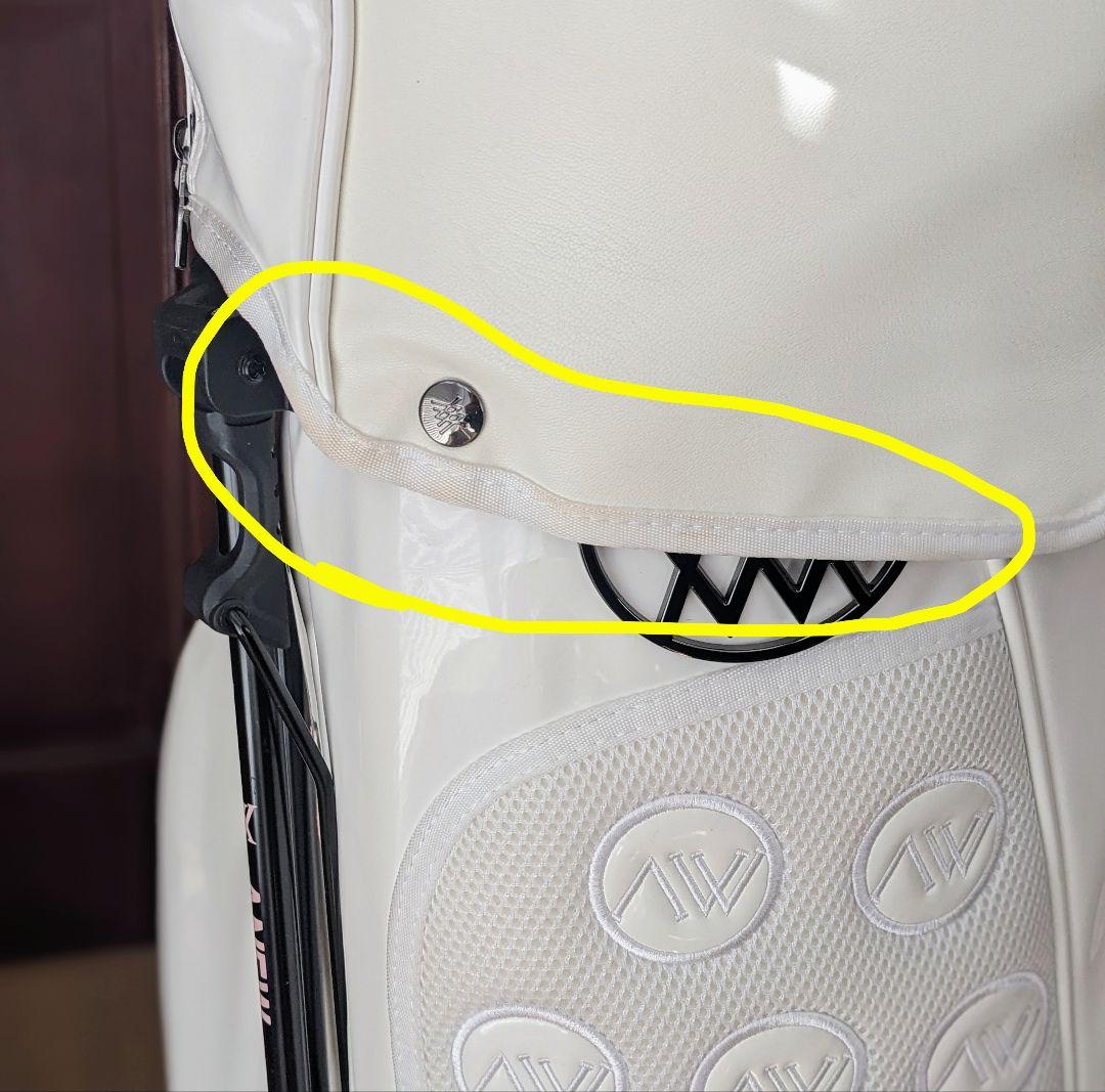 ANEW （美品）⭐️ スタンドキャディバッグ　透明カバー、ベルト未使用