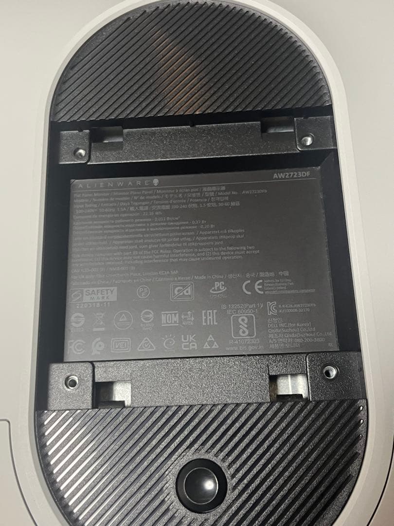 Alienware AW2723DF QHD 280Hzゲーミングモニター