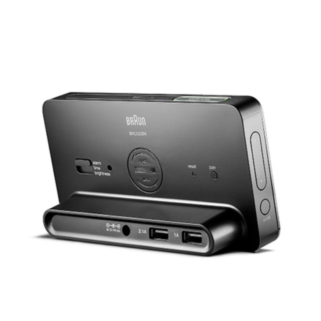 【廃盤】BRAUN BNC020BK-2 ブラック Bluetooth置時計