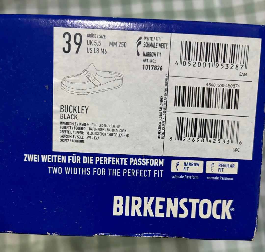 ビルケンシュトック　バックリー　39（25cm）