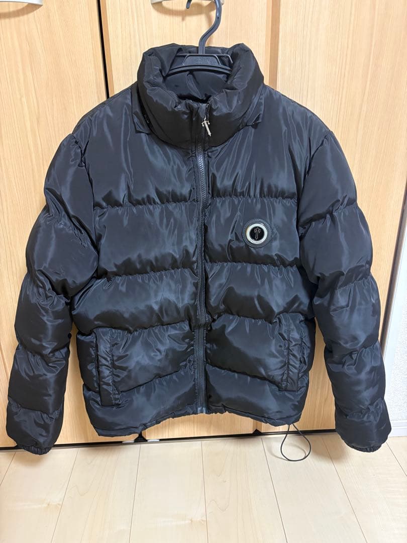 TRAPSTAR ブラック　ダウンジャケット S tacchi