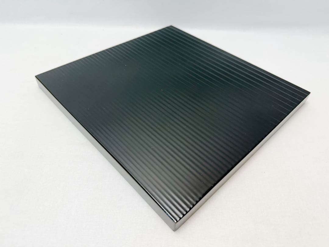 未使用 茶道具 塗師 川瀬表完造 黒真塗 荒目板 小板 敷板 共箱