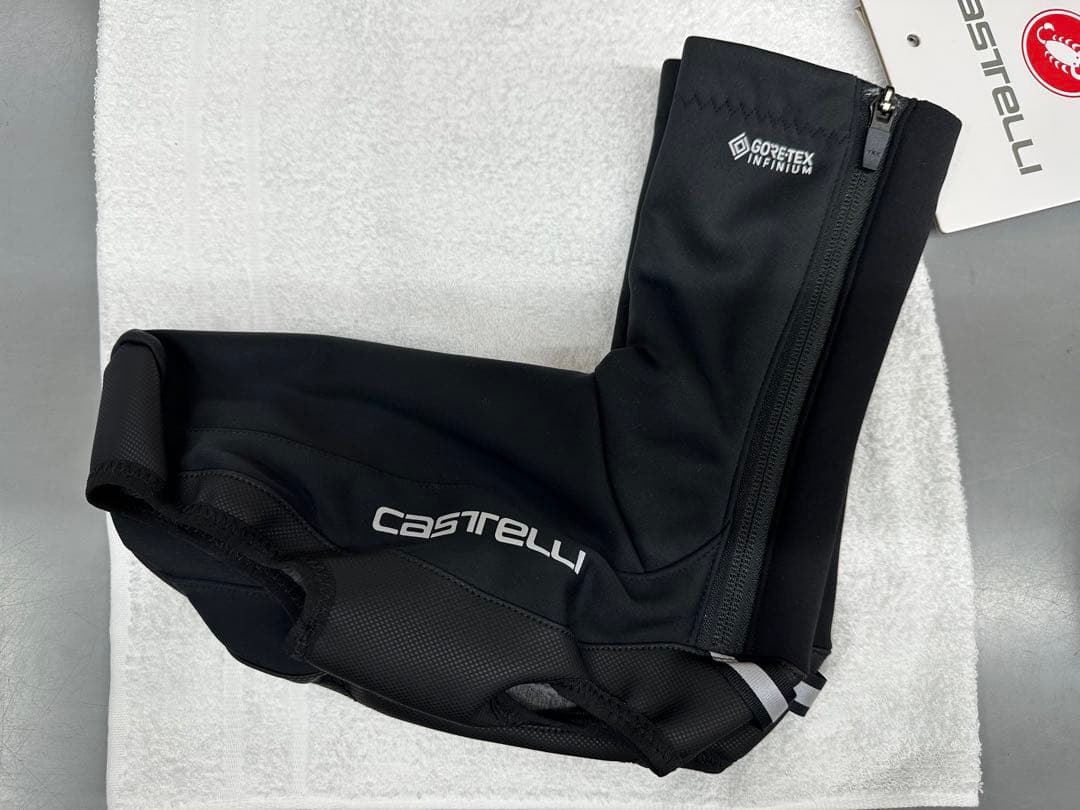 新品CASTELLI GORE-TEX シューズカバー ブラックLサイズ