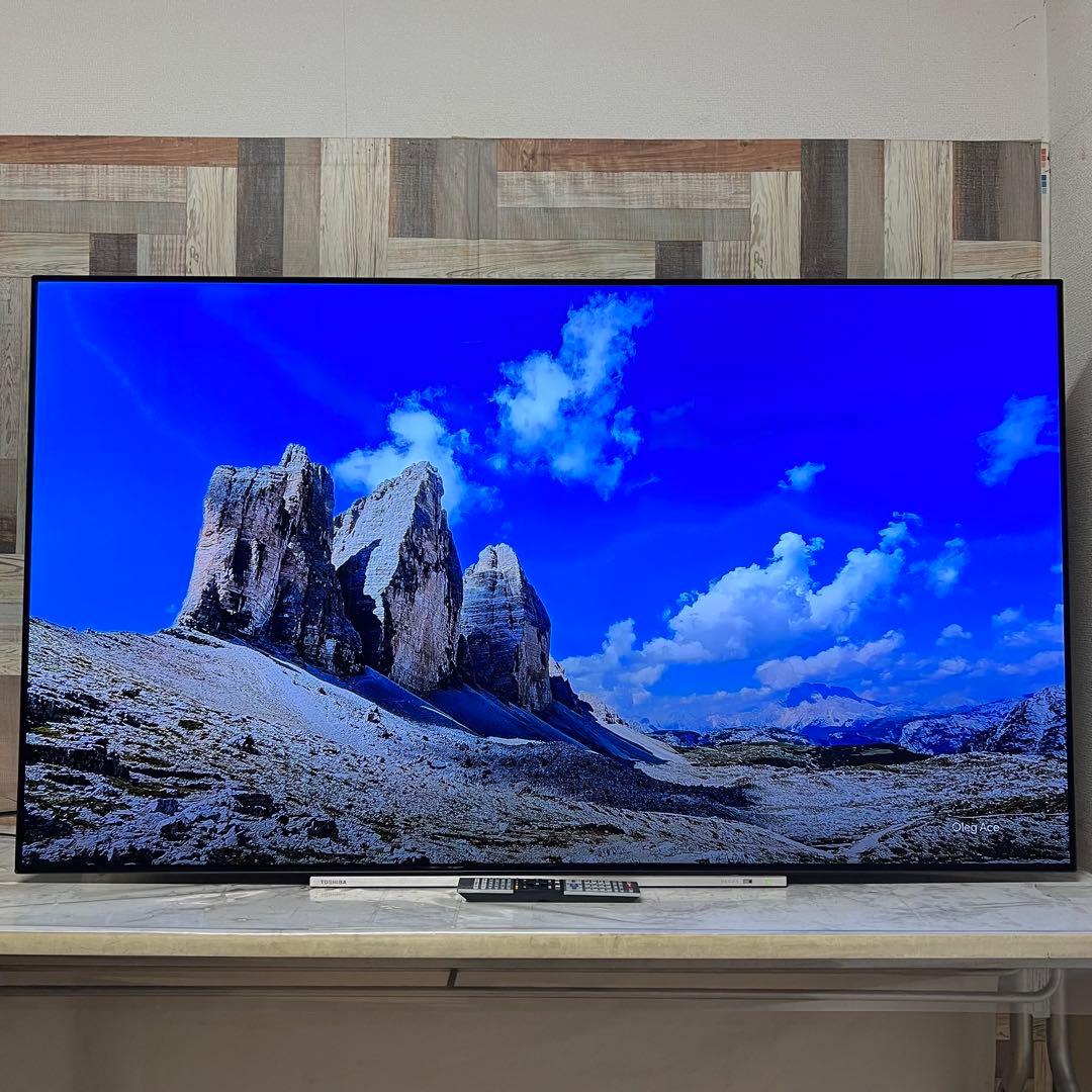 全国送料込❣️東芝REGZA65型BS/CS4K内蔵有機ELテレビネット動画多数