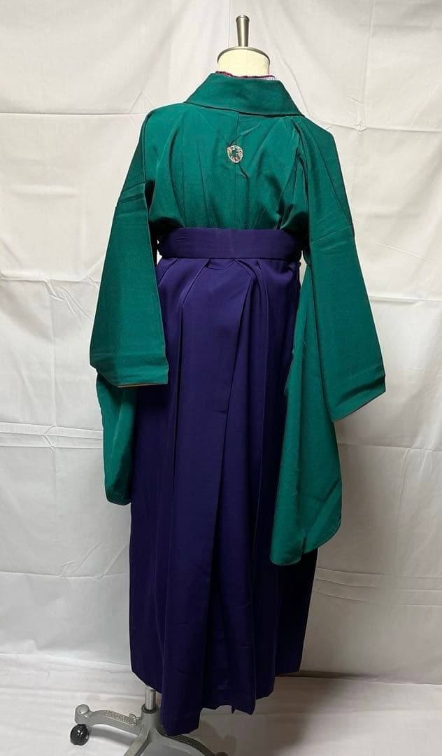 ジ*P様 2-上　二尺袖　袴　六点セット　ポリエステル洗える着物　卒業式　入学式