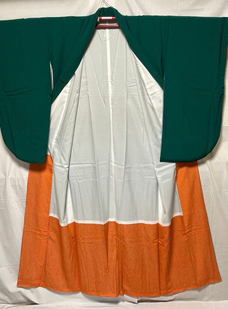 ジ*P様 2-上　二尺袖　袴　六点セット　ポリエステル洗える着物　卒業式　入学式