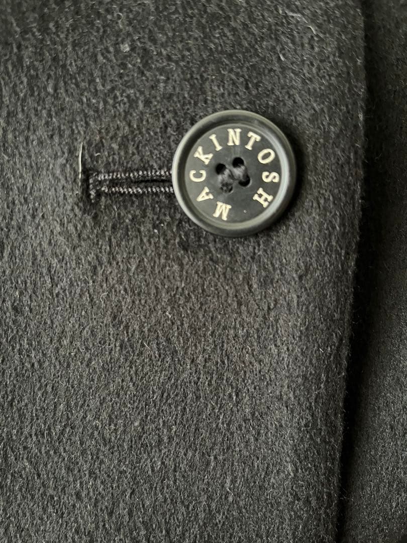 マッキントッシュ　レオパード　コート　黒　MACKINTOSH