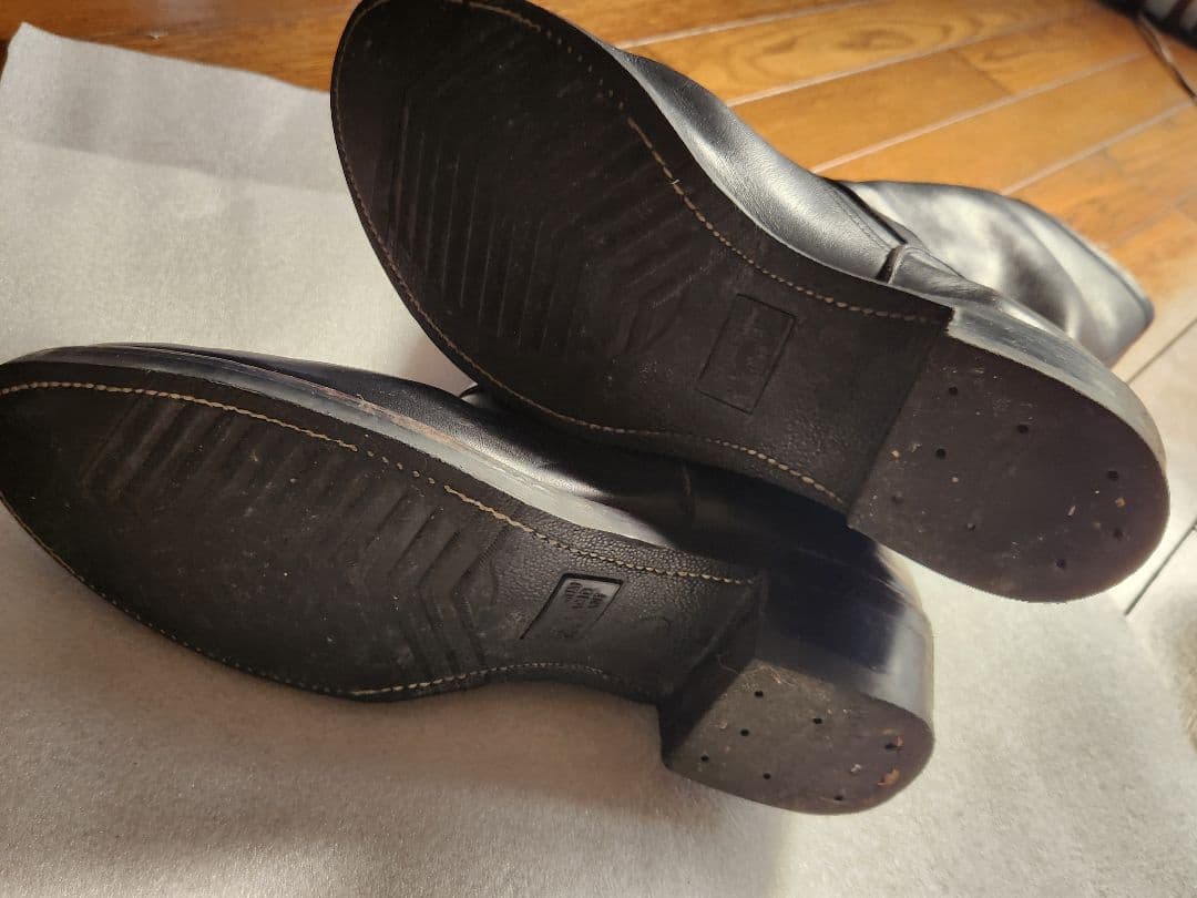 黒のバックル付きエンジニアブーツ　サイズ30センチ位