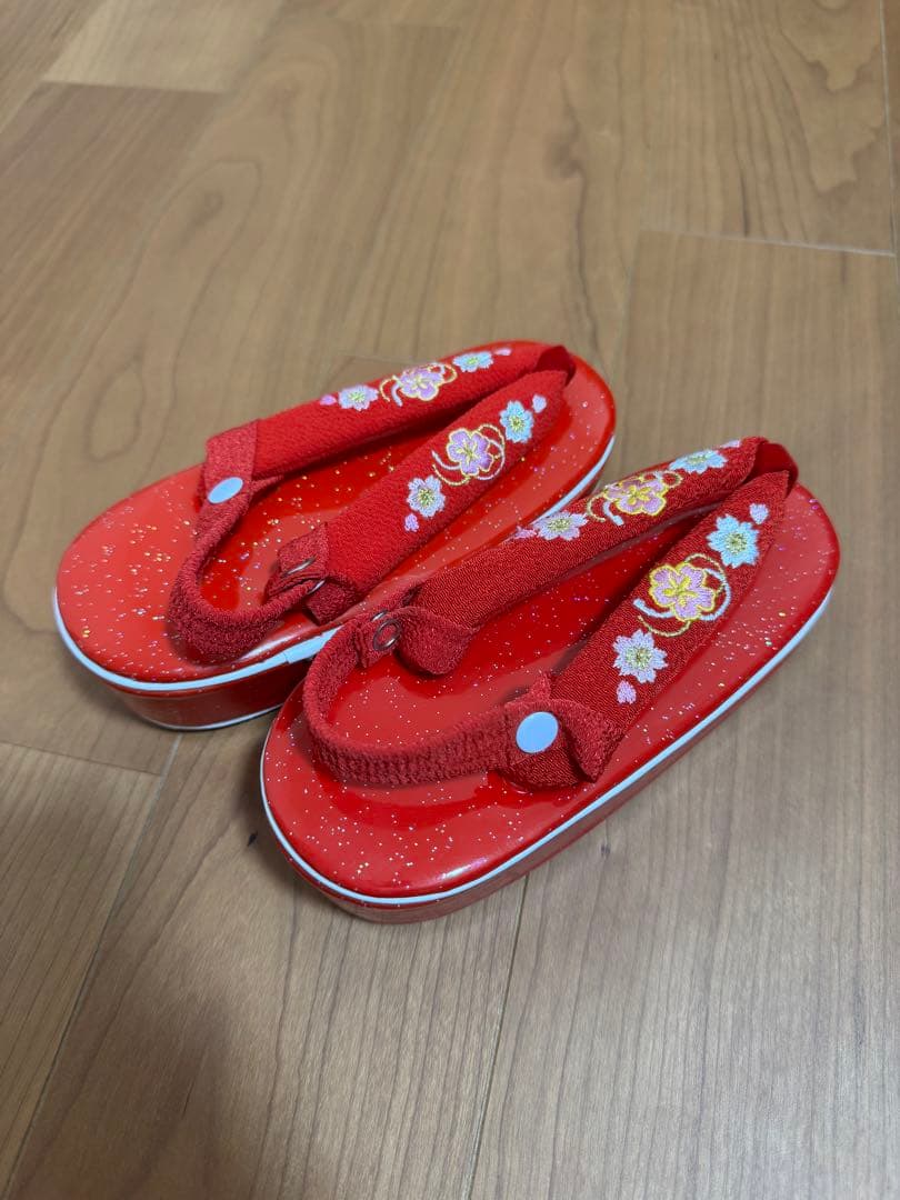 七五三　3才　総絞り　セット　赤