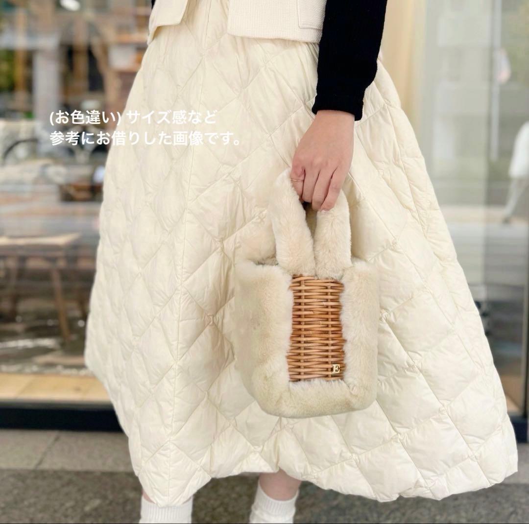 【ゆーみん様】eb.a.gos ラビットエコファー かごバッグ 新品未使用