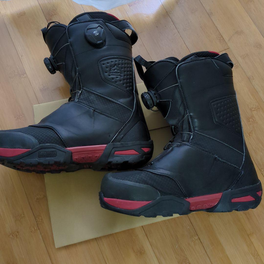 【値下げ】SALOMON　26.5センチ スノーボードブーツ　ダブルボア