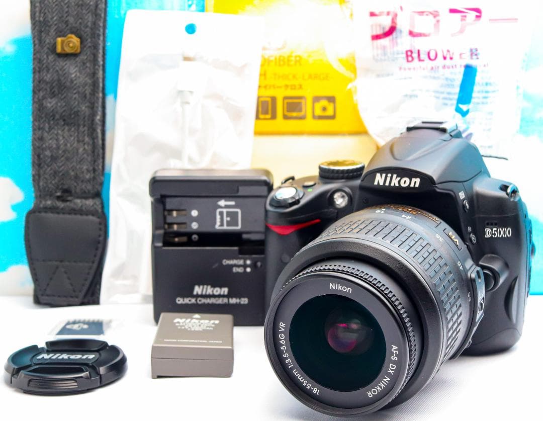 ニコン Nikon D5000⭐️スマホに転送OK⭐️自撮りラクラク⭐️即日発送